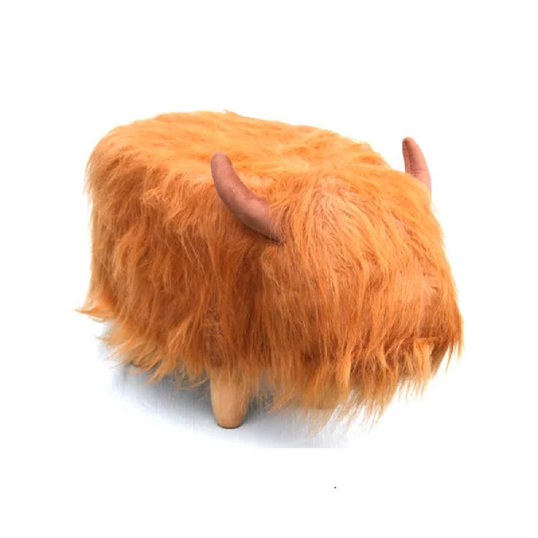 Gardeco 35cm Wide Novelty Animal Print Footstool Ottoman & Reviews